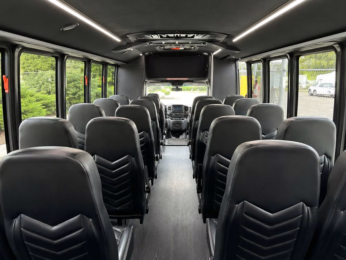 15 passenger minibus inside