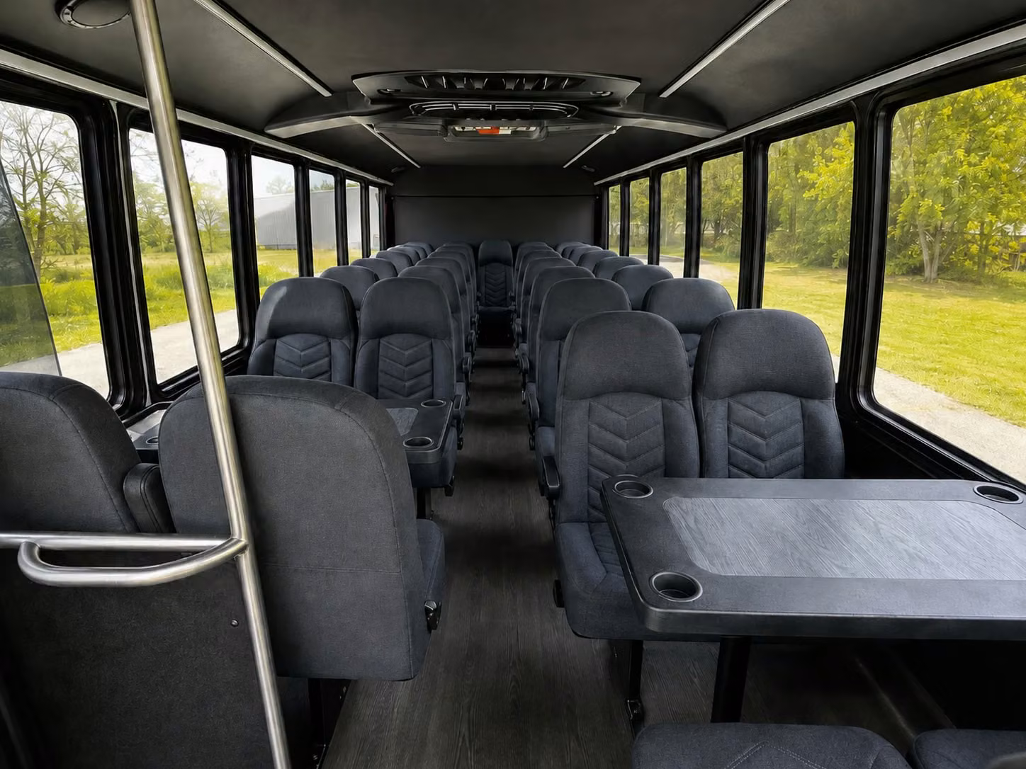 15 passenger minibus interior