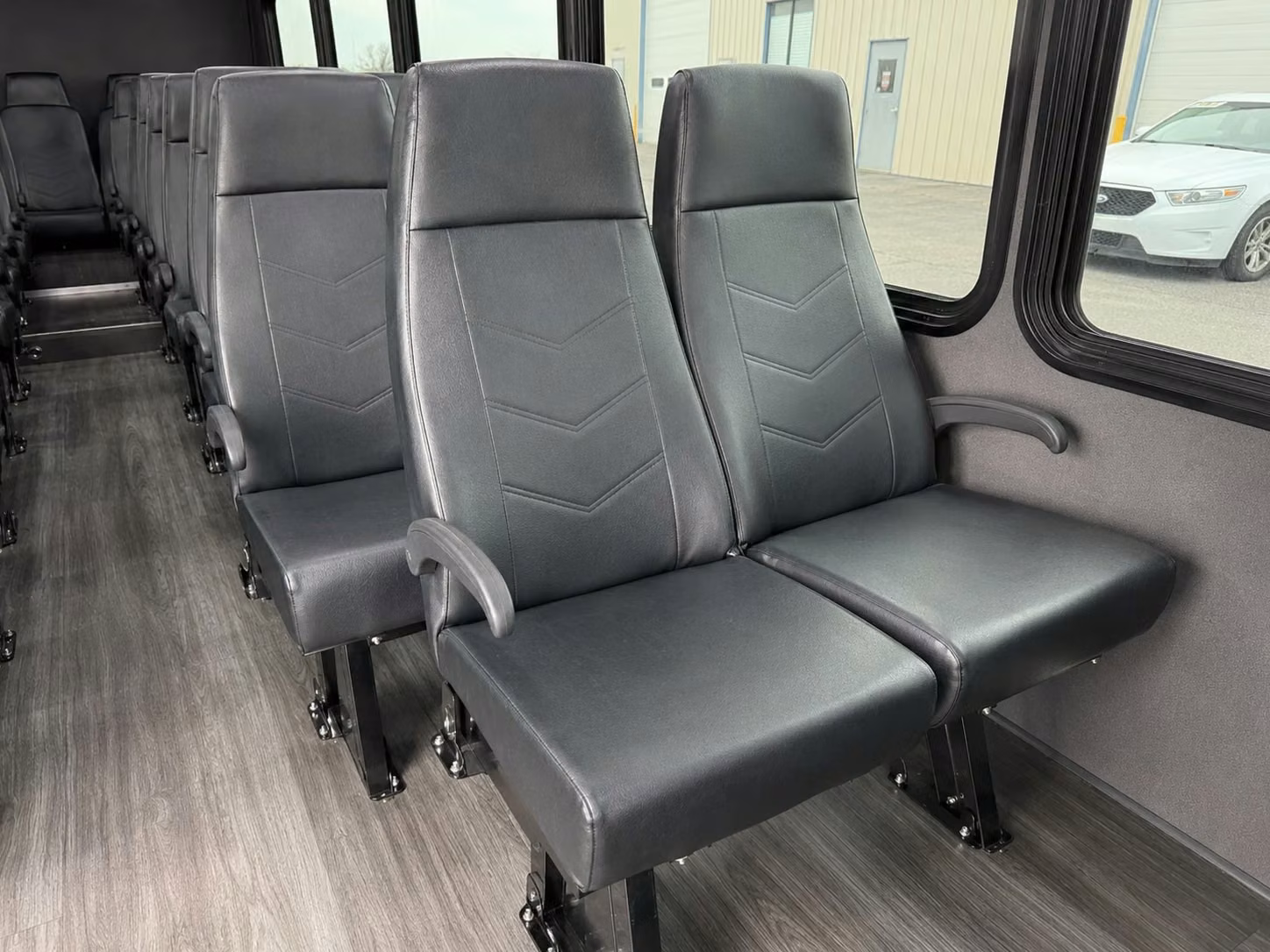 18 passenger minibus inside