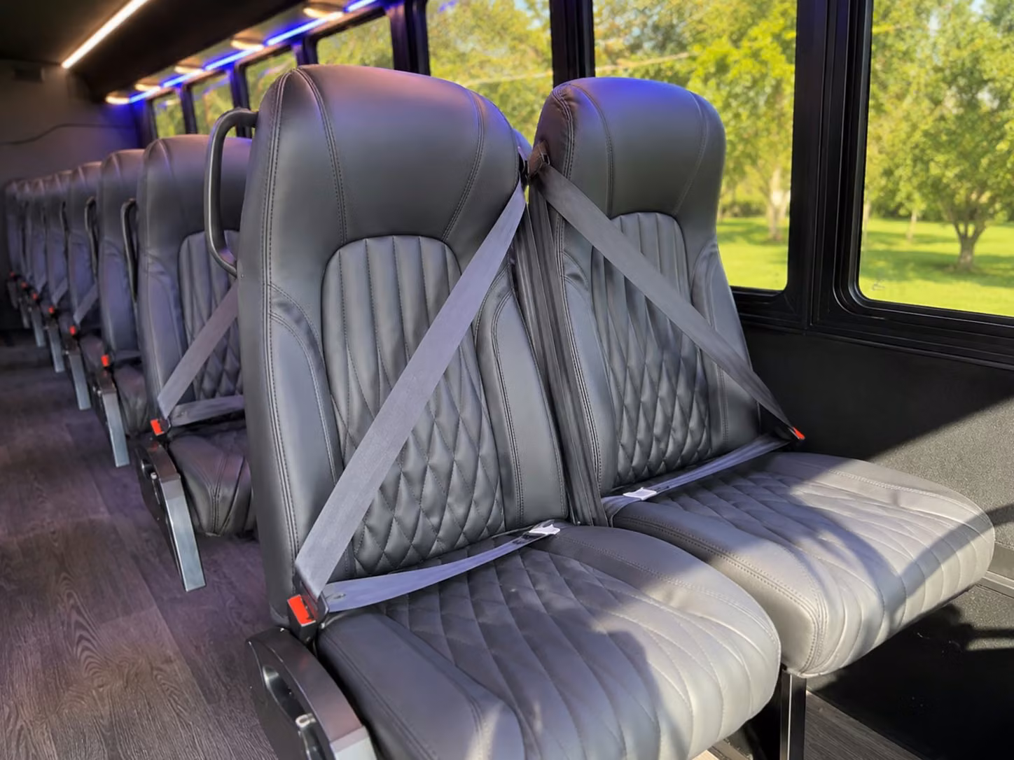 20 passenger minibus inside