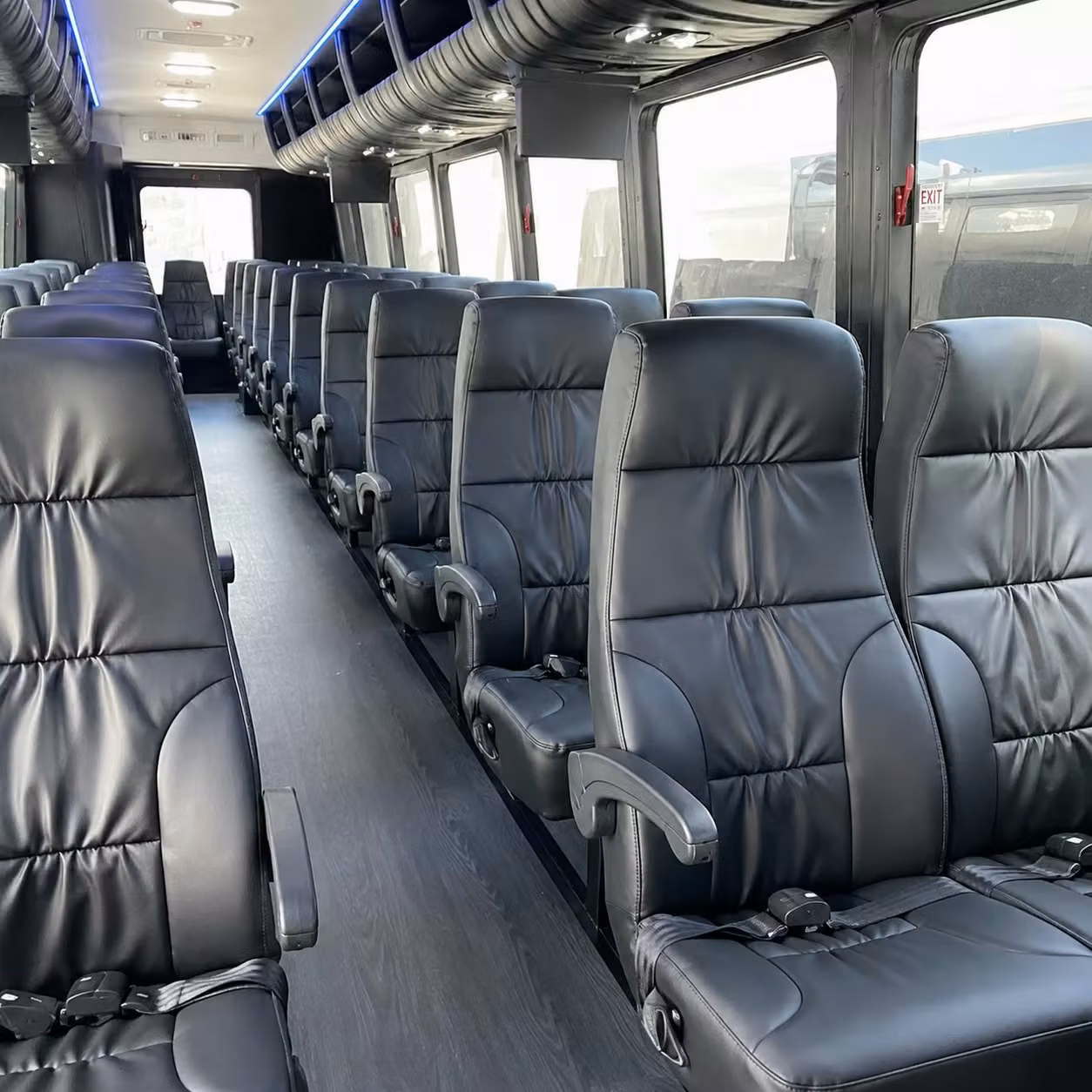 25 passenger minibus inside