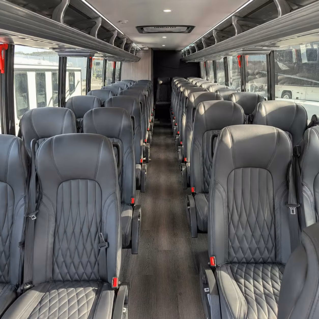 28 passenger minibus interior