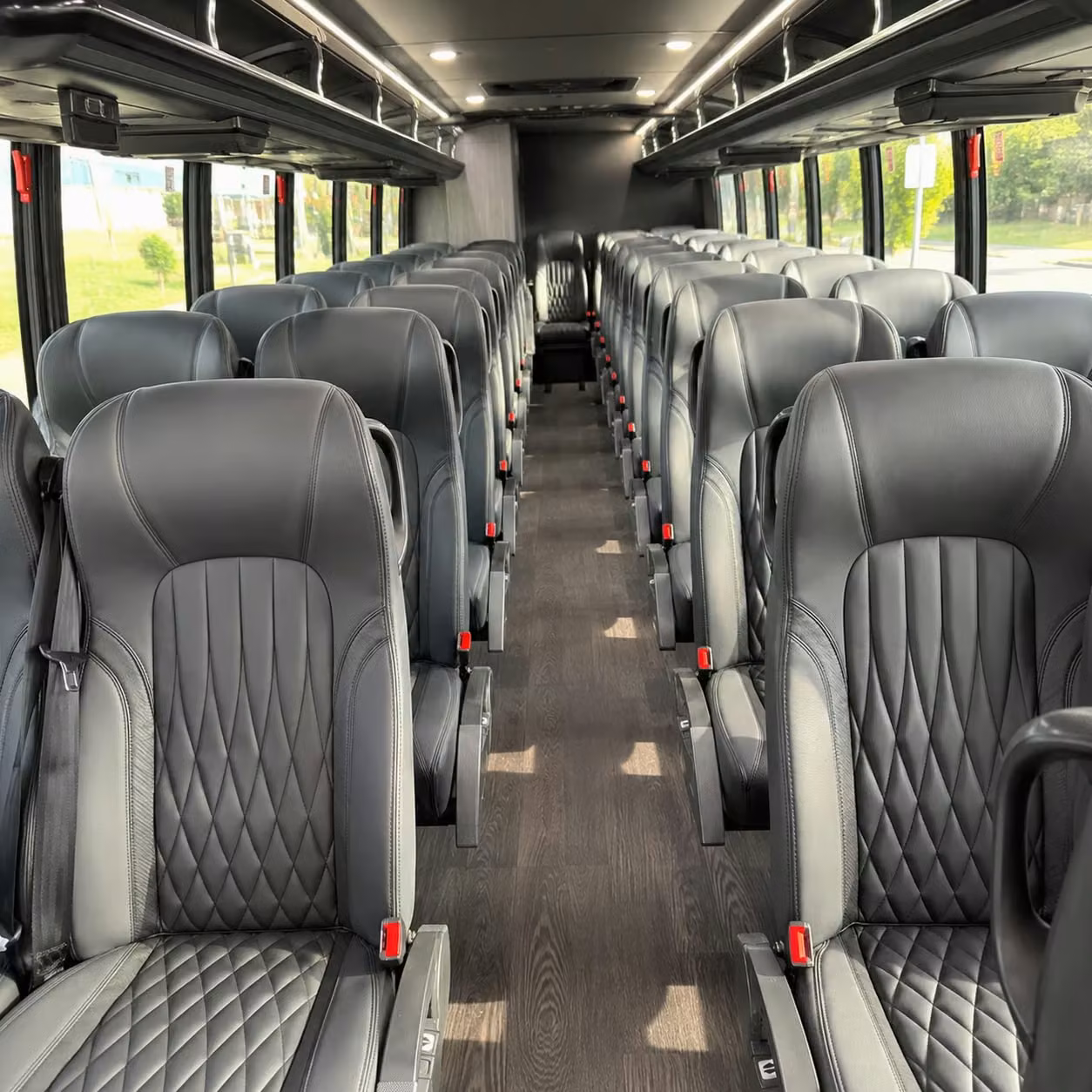 30 passenger minibus inside
