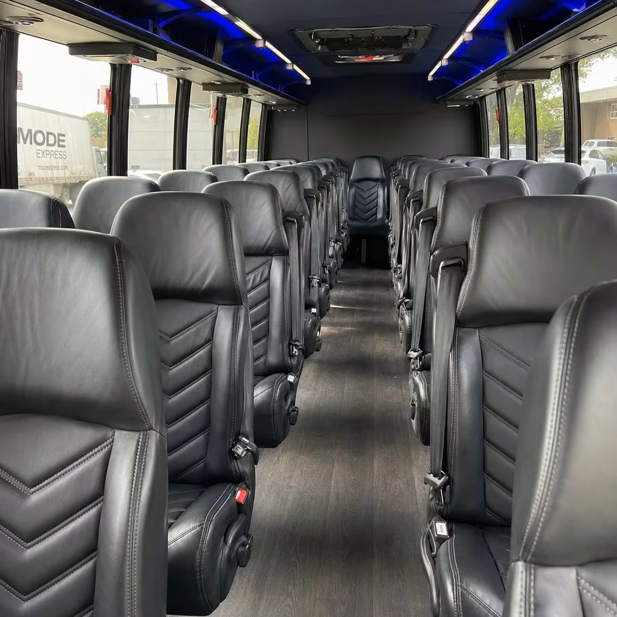 30 passenger minibus interior