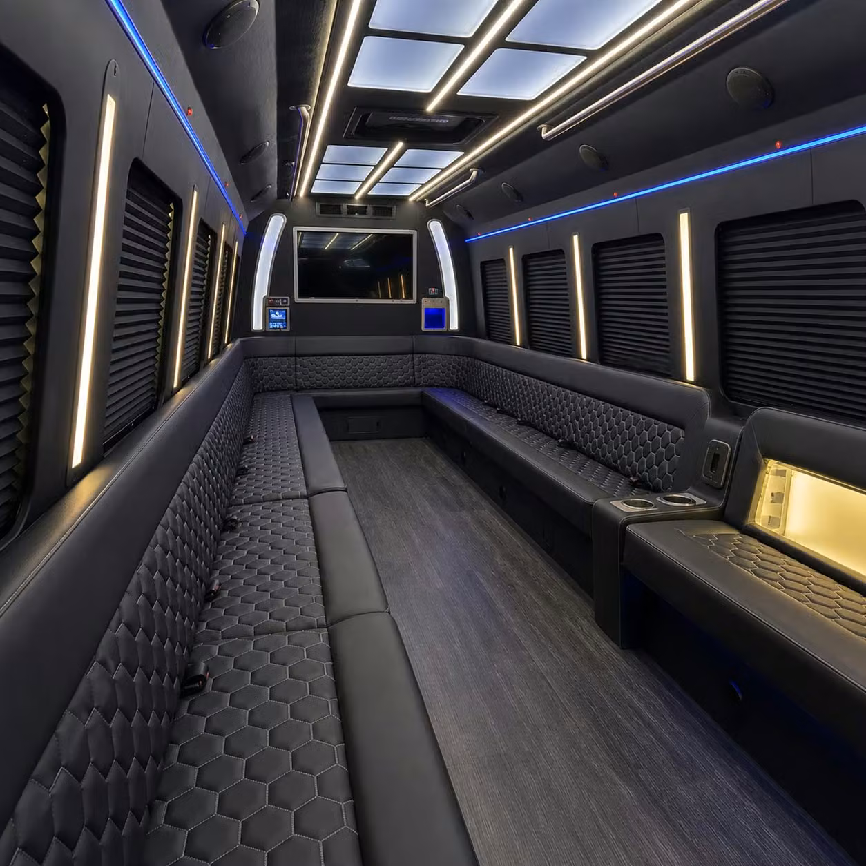 party bus interior