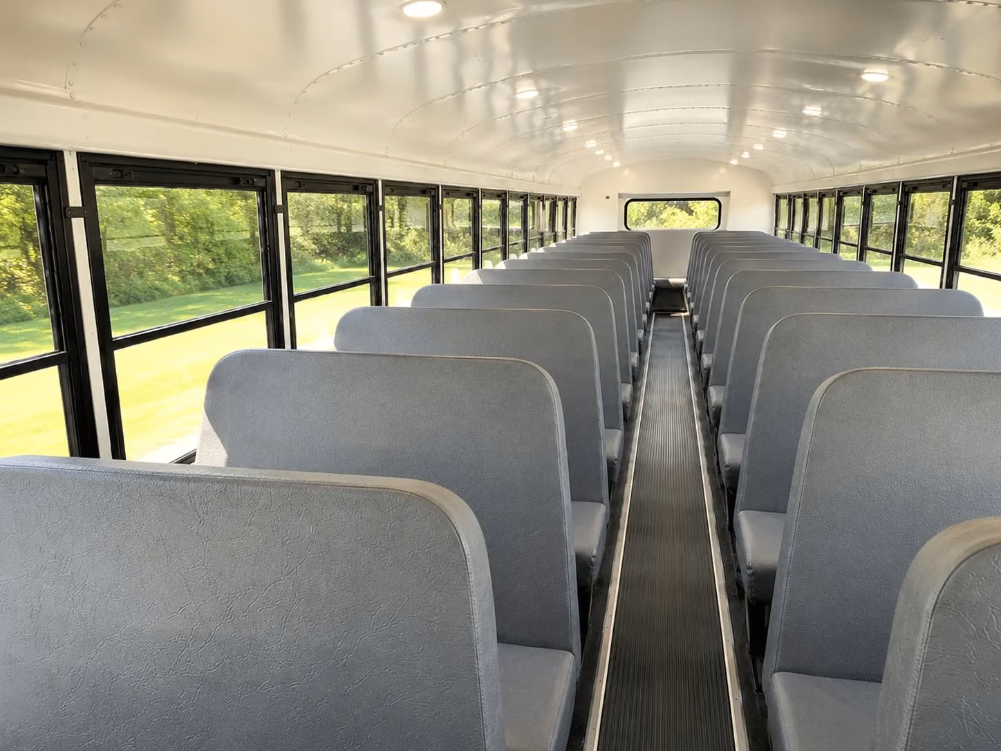 school bus interior