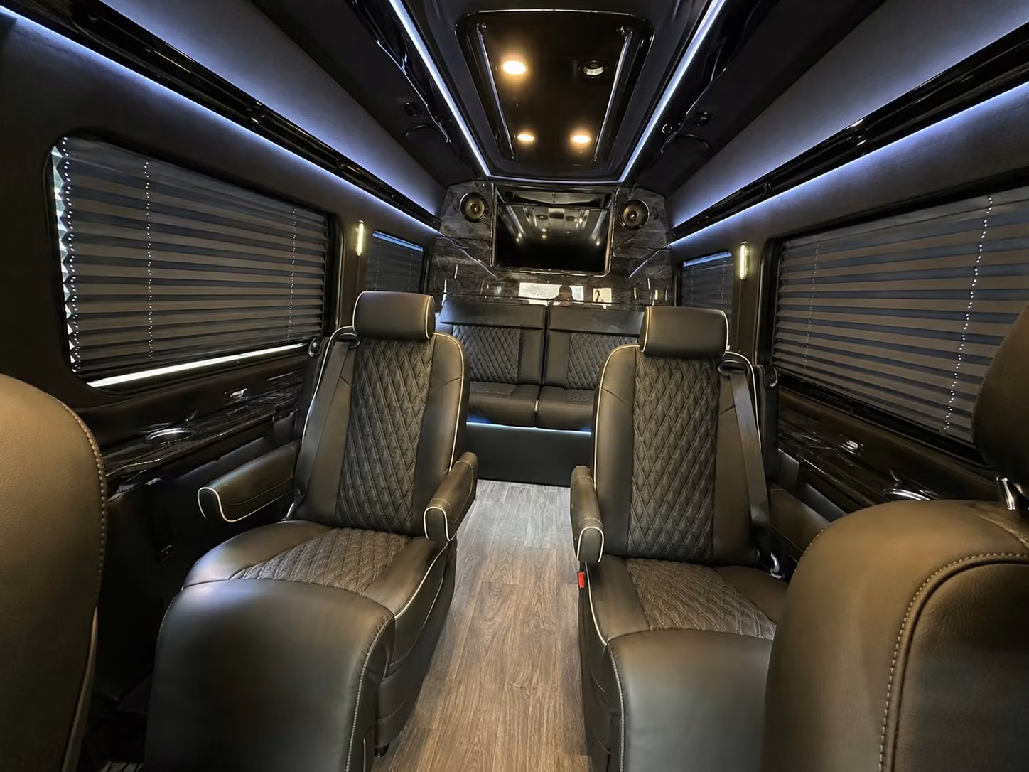 sprinter van with driver interior