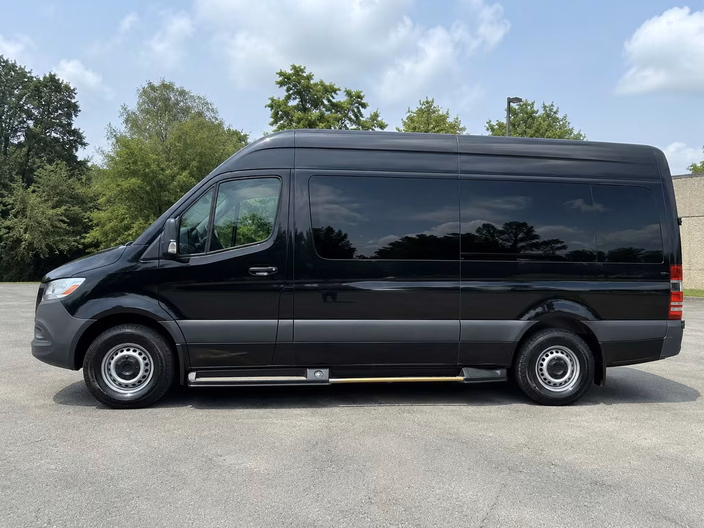 sprinter van with driver